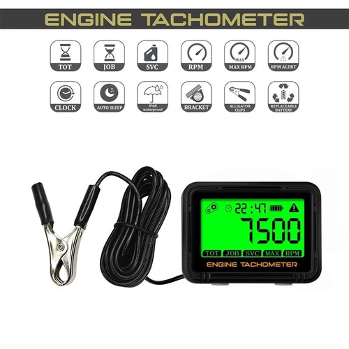 Digital lcd engine - engine, meter