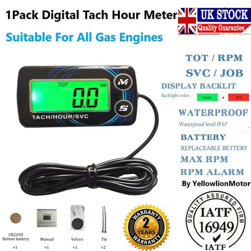 Digital engine rpm tachometer - digital,