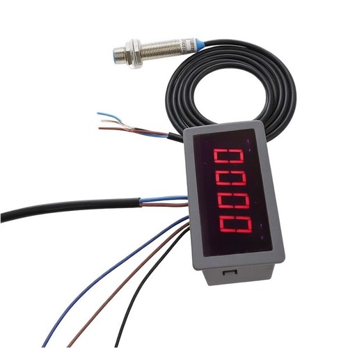 Digit red led rpm meter - rpm,