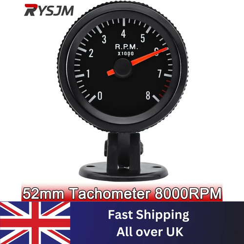 52mm rev counter 0 - 2'',