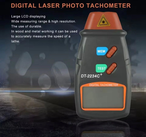 Digital tachometer photo - digital,