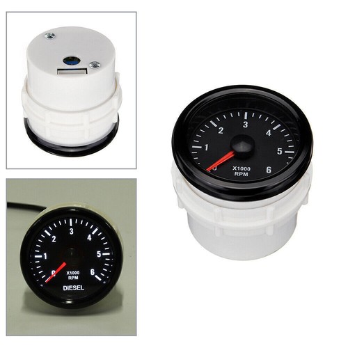 52mm 6000 rpm tachometer - 52mm, 0-6000